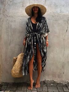 Abiti casual di base Costumi da bagno estivi Coprire Kimono Città del Capo Pareo da spiaggia da donna Abito da vacanza Abbigliamento da donna Tunica Copricostume Kimono 230711