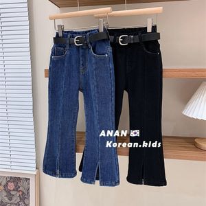 Jeans 2023 Spring Autumn Girls Kids Denim Pants Baby Children Long Pant Trousers Clothes 2 12T 230711