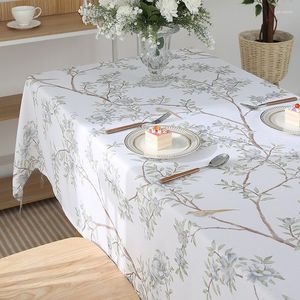 Table Cloth Korean Style Light Luxury Rectangular Dining Tablecloth Modern And Simple Rural Beautification Decore Polyester FG584