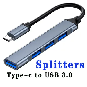 Expansão Dock Type-c para Usb Splitter Set 3.0 Extender One-to-four Flash Drive Laptop