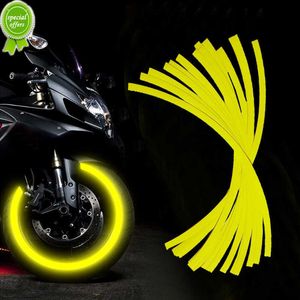 16 st/set Hjulnav Fälg reflekterande klistermärken Bil Motorcykel 16/17/18 tum Fälg Hjul Flame Dekaler Klistermärken Bildekortillbehör