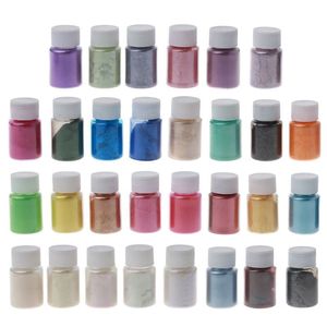 Polveri acriliche Liquidi 56 Colori in polvere Grado cosmetico Polvere minerale di mica naturale perlescente Resina epossidica Colorante Pigmento perlato 230712