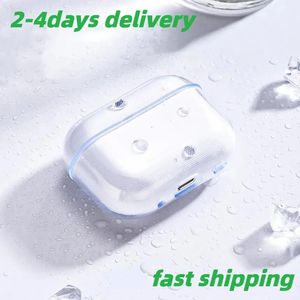 لـ Airpods Pro 2 Pods 3 سماعات أذن Airpod Pro 2nd Gend Excessories Silicone Comple Detective Cover Apple Wireless Cashplicing Caseproof Caseproof