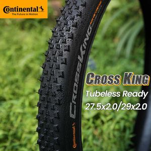 Bike Tires Continental MTB Tires Cross King 27.5/29 Inch Tubeless Ready PureGrip Cross-Country ShieldWall System Anti Puncture Bicycle Tire HKD230712