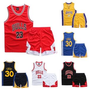 Vendita all'ingrosso Estate Bambini Tute sportive Tute firmate Maglie da esterno Basket Ragazzi Tute da bambino Set da calcio Abbigliamento sportivo traspirante