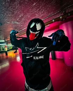 Erkek Hoodies Sweatshirts American Style Retro High End Beyaz Oneck Erkekler için Tam Fermuar Sweatshirt Tüm Maçlar Ins Y2K gevşek tembel ceket 230711