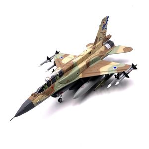 Aircraft Modle F16 Plane model toy 1 72 Scale Israel F-16I Sufa Fighter Model Diecast Alloy Plane Aircraft Model Toy Static For Collection 230712