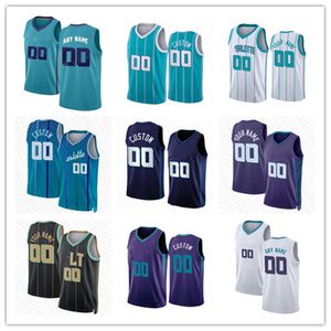 Custom Basketball Jersey Männer Frauen Jugend Charlotte Brandon Miller P.J. Washington Lamelo Ball Terry Rozier Hornets Gordon Hayward Kelly Oubre Jr. Trikots