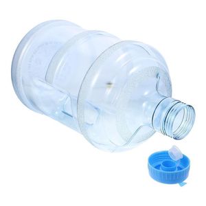 Vattenflaskor Bärbar PC-hink med handtag för 5-liters mineralvattenflaskor lämplig för biltransport och utomhus PC-sportflaskor 230711