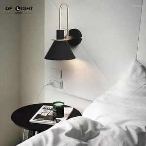 Lampada da parete Soggiorno moderno Camera da letto Comodino Studio LED Corridoio Corridoio Luce Bagno Sfondo E14 Illuminazione per decorazioni per la casa