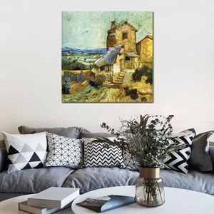 Le Vieux Moulin Vincent Van Gogh Painting Handmade Oil Reproduction Landscape Canvas Art High Quality