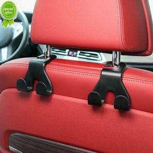 1pcs Car Rear Seat Double Head Storage Hook Auto Seat Headrest Hanger Handbag Phone Holder Organizer Hook Clip Decor Car Gadget