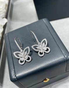 Stud Earrings Fashion Designer Bow Pearl Pendant Earrings Sier Ladies Jewelry Original Style Variety