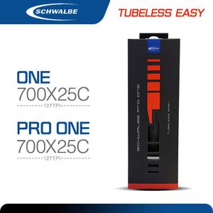 Fahrradreifen Schwalbe Pro One Tubeless Rennradreifen 700 x 25C Schwarz Performance Faltreifen Addix Race V-Guard Paar Super Race 700C Reifen HKD230712