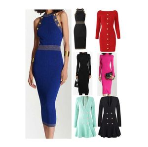 Women Two Piece Dress Slim Off Shoulder Dresses Long and Short Sleeves Skirt Office Lady Clothes Business Party Designer Cloth