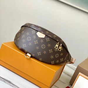 M43644 Data Code pequeno cinto no peito Bum Waist Bags mens Luxury tote designer pochete pochete CrossBodys bolsa feminina Original couro genuíno número de série Bumbag bolsa mochila