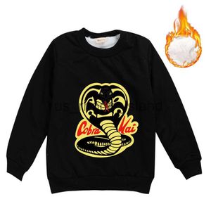 Giacche Felpe con cappuccio Autunno Inverno Bambini Moda C0BRA Kai Snake Felpe Bambini Pullover Ragazzi Ragazze Compleanno Scuola Caldo Addensare Vestiti Felpe con cappuccio x0712