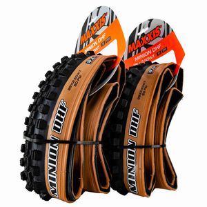 Fahrradreifen Maxxis Minion DHF Dual Compound Tubeless Folding Mtb Reifen grippy und schnell für alle Bergfahrradwege | Exo -Punktionsschutz HKD230712