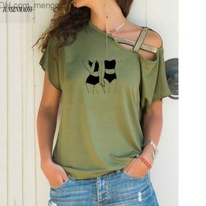 Kadın Tişört Komik Grafik Baskı Kısa Kollu Çift Tişört Kişiselleştirilmiş Eşcinsel Gurur Kadın Gömlek Lezbiyen Çift Seksi T-Shirt Top S-5XL Z230713