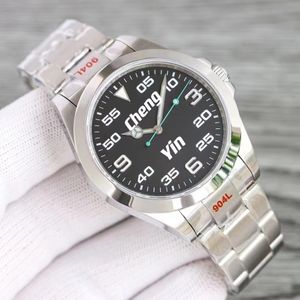 JVS Factory 40mm Mens Watch Luxury 2824 3230 Automatic Mechanical Watch الفولاذ المقاوم للصدأ حزام من الياقوت