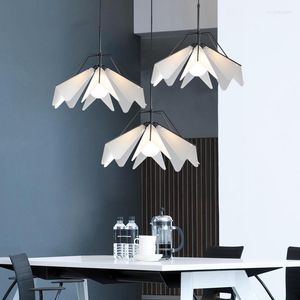 Kolye lambaları Nordic Lights Tasarımcısı Akrilik Hanglamp Yemek Odası Yatak Odası Bar Dekor Aydınlatma Modern Ev E27 Armatür Süspansiyon