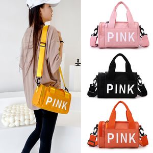 Outdoor Bags Small Gym Sports Fitness Bag for Women Travel Luggage Weekend Trend Mini Pink Fashion Women'S Handbag Female Shoulder Duffle 230713