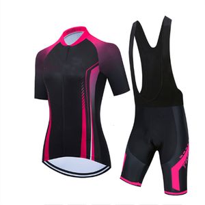 Cycling Jersey Sets Lady Set Wear Mtb Bicycle Uniform Summer Short Sleeve Bike Suit Clothes 230712