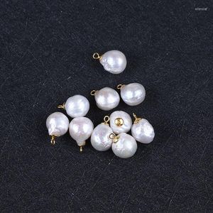Collane con ciondolo Anti appannamento E-coating Bail 18k Placcato in oro 18k Collana in argento sterling 925 con perle da 10-11 mm