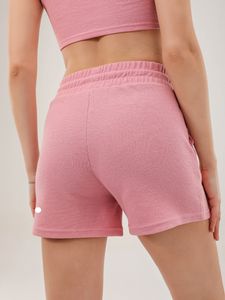 lu Frauen Sport Waffel Shorts Outfits Hohe Taille Sportbekleidung Atmungsaktive Tasche Fitness Tragen Kurze Hosen Mädchen Yoga Elastische Kordelzug A1068