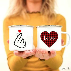 Occs Love Heart Printage Vintage Creative M07 Coffee Cups House Dessert Breakfast Cup Cup Mugs Mound