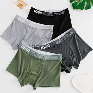 Mutande Intimo uomo Moda Cotone solido Comodi boxer traspiranti Mutande da uomo Lettera maschile Mutandine stampate Pantaloncini Intimo J230713