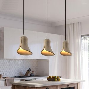 Pendant Lamps Loft Retro Chandelier Industrial Style Restaurant Bar Art Lamp Clothing Store Cafe Corridor Cement Adjustable