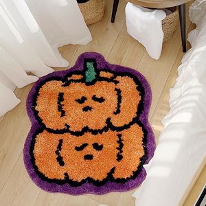 Carpets Kawaii Tufting Vegetable Bath Mat Soft Cute Bathroom Carpet Pad Anti-slip Bathmat Rug Funny Home Children Room Nursery Decor