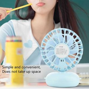 Electric Fans New Hanging Neck Foldable Small Electric Fan Portable Handheld Creative Student Dormitory Sports USB Outdoor Mini Fan