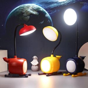 Table Lamps Desk Lamp Creative Shape Flicker Free Soft Lighting Flexible Hose Design Energy-Saving Decorative Eye Protection Blue-light