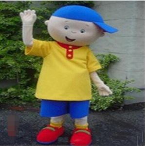 Фабрика 2019 года Новый Caillou Costume Costume Cartoon Kids персонаж талисман с талисманом рождественский хэллоуин.