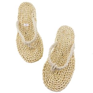 Dress Shoes Hand Made Massage Comfortable Japanese Man Straw Flip Flops Luffy Onepiece Slippers Cosplay Costumes 230713