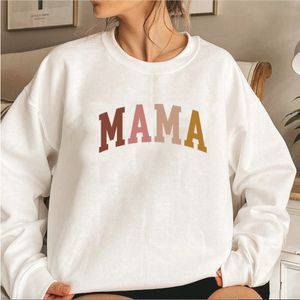 Mens Hoodies Sweatshirts Mama Sweatshirt Anneler Günü Hediye Anne Anne Hoodie Crewneck Saktik Kıyafetler 230713