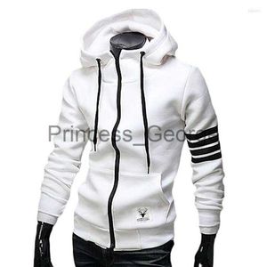 Herrtröjor tröjor män hoodies män manlig vår huva huvtröja mode fasta färg smala mäns tröja sudaderas con capucha moletom x07114