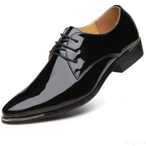 Kleid Schuhe ly Herren Qualität Lackleder Schuhe Weiße Hochzeitsschuhe Größe 38-48 Schwarze Leder Weiche Mann Kleid Schuhe 230713