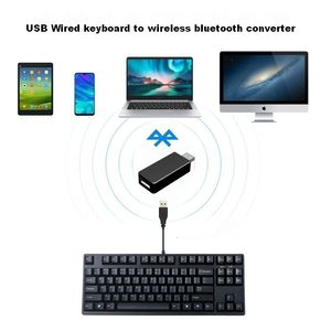 Power Cable Plug USB Keyboard Bluetooth 5 3 Converter Wired To Wireless Adaptor Module for DIY Adapter 230712