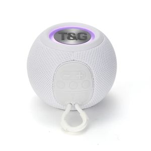 TG337 Waterproof Mini Portable Speaker Colorful LED Bluetooth 5.3 Wireless Loudspeaker with Hook HIFI Audio Support AUX TF Card Handsfree Music Loudspeaker