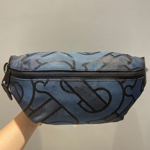 Designer vintage check sonny bälte bum väska män midja väska nylon bröst lyxig gåva handväska klassisk rand crossbody midja i midja skumväskor