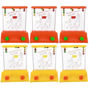 Novelty Games 6pcs Water Ring Toss Handheld Game Machine Toys Parent-Child Interactive Game Toy Kid Thinking Apaction Toys Random Color 230712