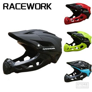 Outdoor Eyewear RACEWORK Bicycle Helmet MTB Mountain Road Bike Suitable for Adults Men and Women Breathable Cycling Safety Cap Riding 230712