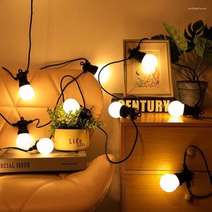 Strings Outdoor Marquee Bulb String Garden Courtyard Light Christmas Wedding Holiday Decoration Lampada da campo a bassa pressione calda