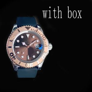 Zegarek designerski 40 mm męskie zegarki impreza ostrygowy automatyczny Montre Homme 124300 Yachtmaster AAA luksusowy zegarek wypoczynek SB037 C23