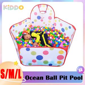 Baby Rail Foldable Ocean Ball Pit Pool with Basket Baby Playpen Children Toy Tent Ball Pool with Basket Outdoor Toys for Children Playpen 230712