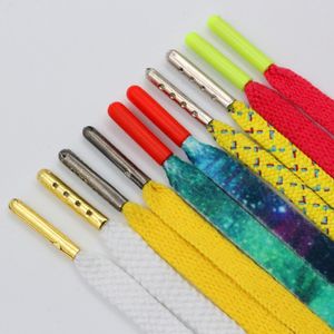 Shoe Parts Accessories 100 Pcs DIY Metal Aglet Head For Sneakers Replacement Shoelaces Metal Tips Luxury Shoelaces Accessories 230712