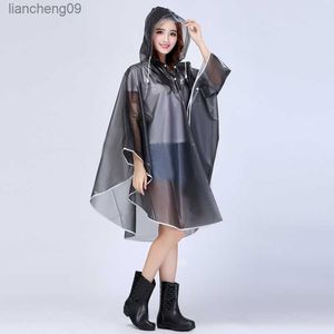 High quality Men Women Cycling Bicycle Bike Raincoat Rain Cape Poncho Hooded Windproof Rain Coat Mobility Scooter Cover L230620